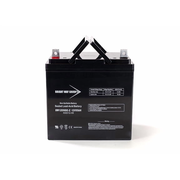 Bright Way Replacement Battery for Mobility SLA Sealed Lead Acid Rechargeable Battery 12V 55AH NB