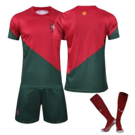 BUYCO Kids Football Jersey Set Cristiano Ronaldo No #7 Soccer