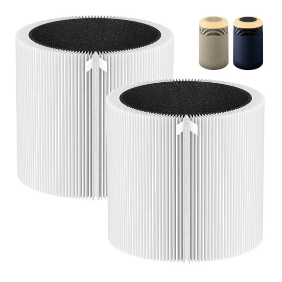 Blue Restful Replacement Filter Compatible with Mini Blue Restful Air Purifier, H13 True HEPA with Activated Carbon Air Filter,Basic
