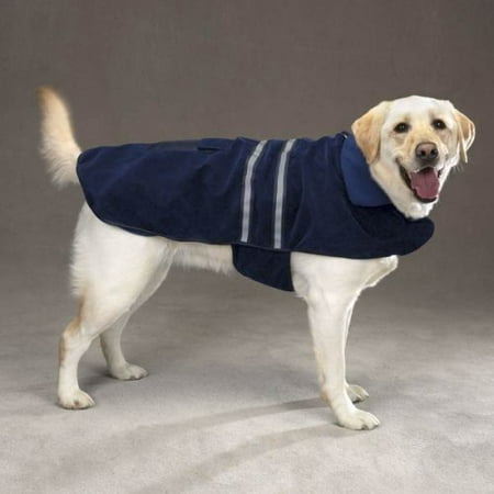 - Dog Coat - Blue Fleece Reflective Safety Jacket for Dogs - Medium, Sky Water Chest Parka Nylon SpotLit Waterproof Recipe Preserver Access Swamp RESISTANT Bottle.., By Pro-E