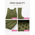 thumbnail image 3 of Womens Swimwear Cover Ups 2024 Summer Crochet Hollow Out Knit Bathing Suit Beach Dresses, 3 of 13