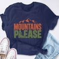 thumbnail image 2 of EcoLoom Hiking Mountains Please Short Sleeve Unisex T Shirt, 2 of 6