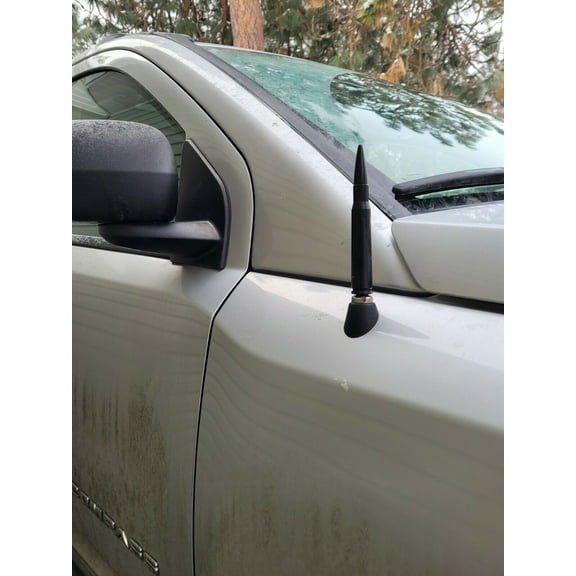 Bullet Style 0.5 Cal Black Antenna Mast for JEEP COMPASS / PATRIOT 2007-2017 New