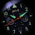 thumbnail image 4 of AVI-8 Hawker Hunter Carey Stainless Steel 43.5mm Japanese Quartz Wristwatch, 4 of 11