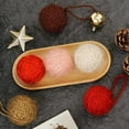 thumbnail image 6 of 6 Pcs 2.36 Inch, Christmas Ball Ornaments Boho Farmhouse Jute Rope Hanging Balls Burlap Neutral Rustic Ornaments for Xmas Tree Holiday Wreath Garland Wedding Home, 6 of 8