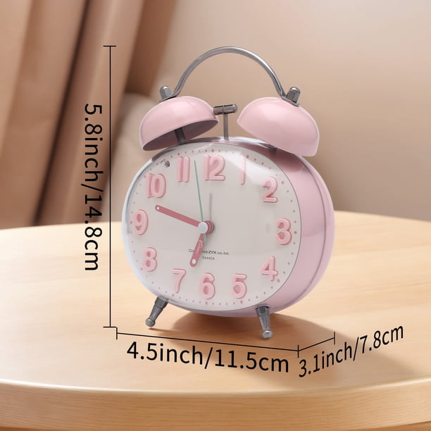 希少 レア ねこぢる 大和堂 ツインベルBIG 時計 ピンク Unique Bargains Egg Shape Loud Dual Bell Alarm Clock Orange 4.5