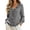 P12-Gray, variant on Womens Ruffle Shirts Long Sleeve V Neck Casual Dressy Tops Ladies Business Formal Work Shirt Fall Trendy 2026 XL