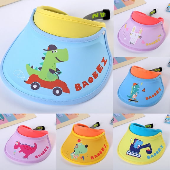 Adjustable Kids Sun Hat with Chin Strap for Outdoor Beach Summer Spring Cartoon Bucket Cap