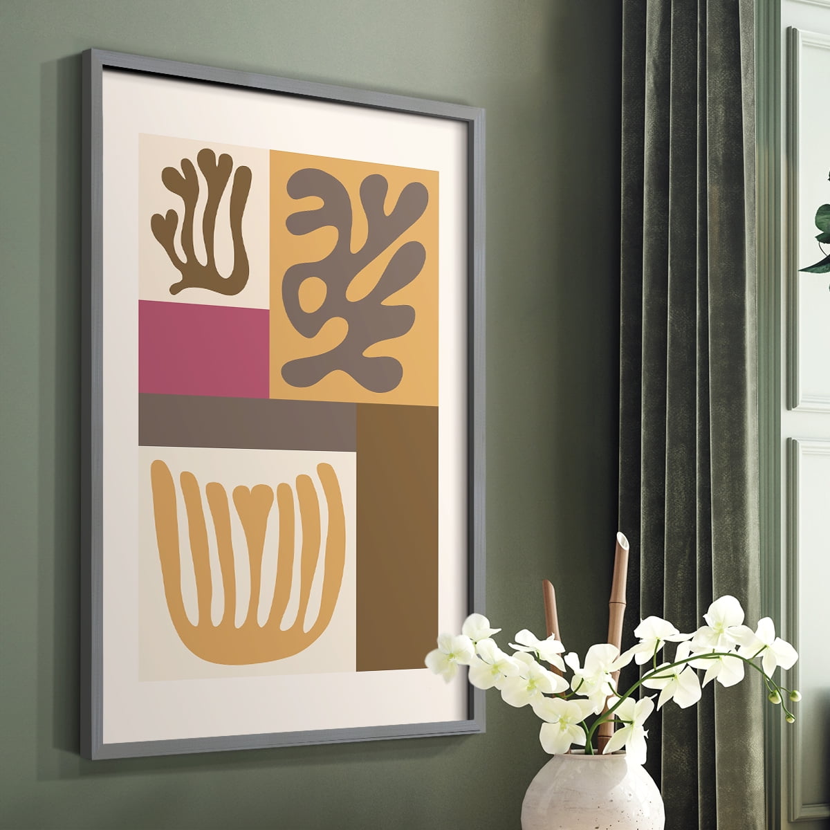 Matisse CCLVIII in Solid Wood 11 x 14 Framed Print