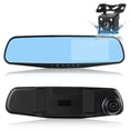 thumbnail image 4 of cpengpj Clearance Rear View Mirror Driving Recorder Dual Lens 4.19-inch Car Monitoring 1080P Front And Rear Dual Recording Recorder, 4 of 8