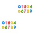 thumbnail image 3 of ZLight 1 Set Painting Sponges 0-9 Numbers Shaped Supple Art Craft Accessory Early Educational Sponge Stamps Kids Stamper Random Color 2Set, 3 of 6