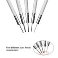 thumbnail image 1 of Unatoiry 5 Pieces Screwdriver Set Rustproof Waterproof Nutdriver Kit Maintenance Device Flat Tips Slotted Screwdrivers Long Handle Watch, 1 of 6