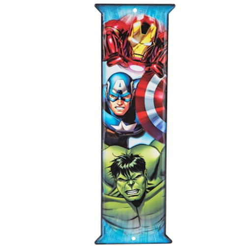 Marvel Comics CAPTAIN AMERICA TIN LETTER “M” Retro Super Hero Initial Wall Deco 