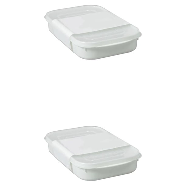 Caja de almacenamiento Cateissary sellada para alimentos frescos talla grande 800ML 2Conjunto