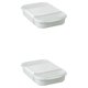 thumbnail image 1 of Caja de almacenamiento Cateissary sellada para alimentos frescos talla grande 800ML 2Conjunto, 1 of 6