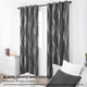 thumbnail image 4 of Juego de 2 Cortinas Térmicas Anti Frío Patrón de Línea Plata Interior Oficina Adulto 140x240 cm Cortina Hogar Cocina Anti Frío Calor Gris Oscuro Blackout Térmica Anti Frío, 4 of 5