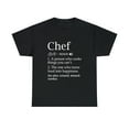 thumbnail image 2 of Chef Definition Funny Line Saying Cook Cooking Gifts Chefs T-Shirt, 2 of 2
