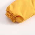 thumbnail image 6 of JUMEYU Girls Fleece Lined Jacket Warm Windproof Hooded Zip Up Kids Winter Coat with Pockets Sizes 1-14Y (Yellow,9-10 Years), 6 of 8