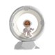 thumbnail image 3 of Lámpara de mesita de noche con luz nocturna, luz ajustable, adorno para decoración de habitación, elegante mesita de noche blanco, 3 of 9