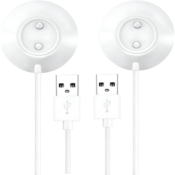 XUBIYM Magnetic Rose Charger Replacement - Fast Charging USB Cable Standing Dock Station for Rose Only (White)