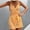 Yellow, variant on Women'S V Neck Spaghetti Belted Romper Striped Sleeveless Short Jumpsuit,Shorts for Women