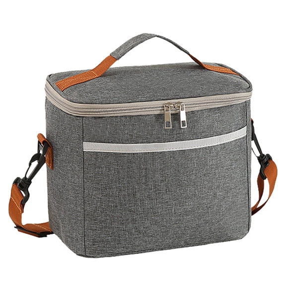 HonorHut Large Capacity Case with Adjustable Strap Multi-Use Travel Portable Carry Bag Insulated Lunch Bag Portable Leakproof Tote for Camping Picnic Grey