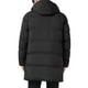 thumbnail image 3 of Chaqueta acolchada con capucha INSPIRE CHIC para hombre, abrigo de invierno de longitud media, cálido, con cremallera, acolchado, color negro, 3 of 6