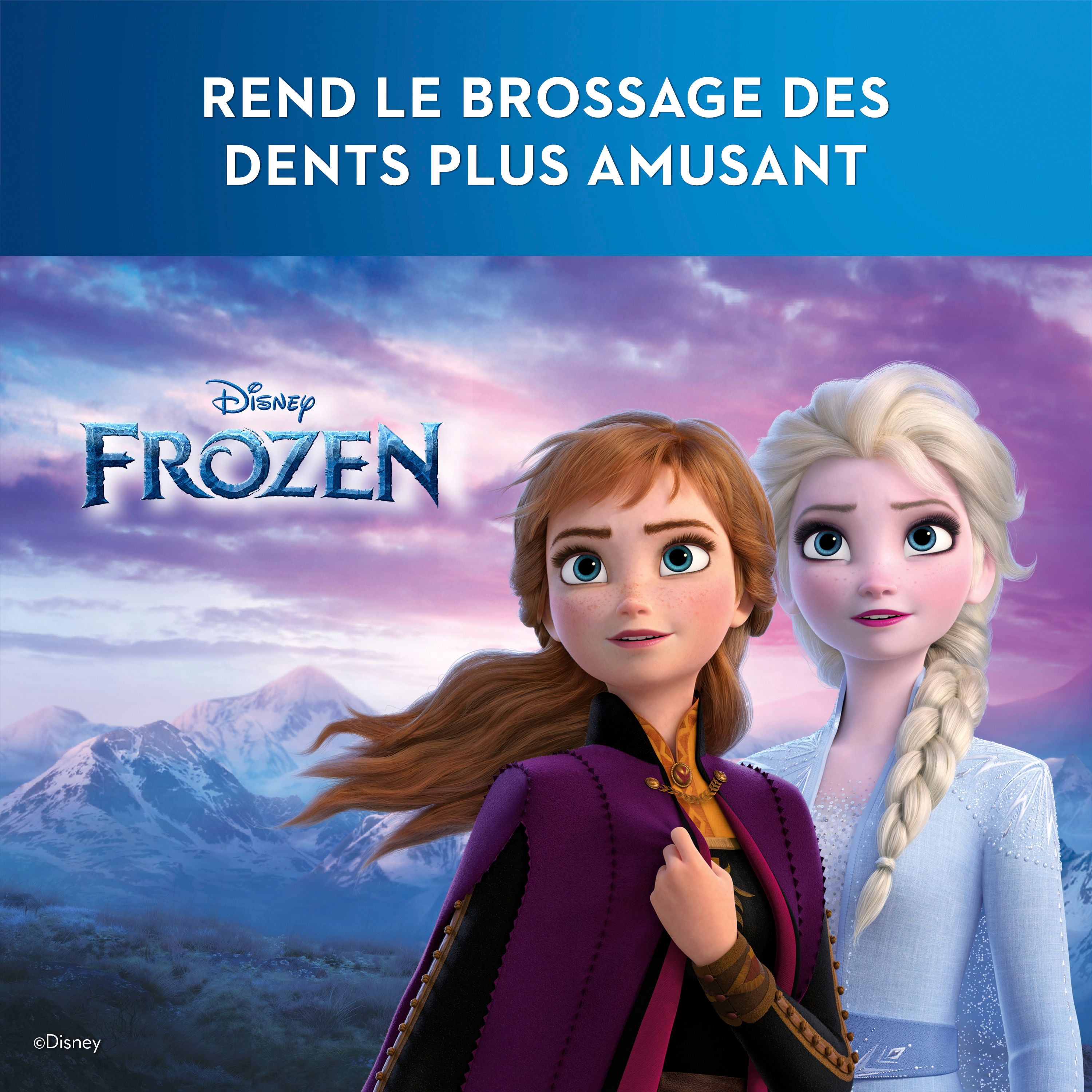 Oral-B Brosse à Dents Électrique pour Enfants avec Disney's la Reine des Neiges, pour Enfants 3+