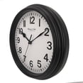 thumbnail image 4 of Reloj de Pared Hometrends 22.3 cm Circular Negro, 4 of 4