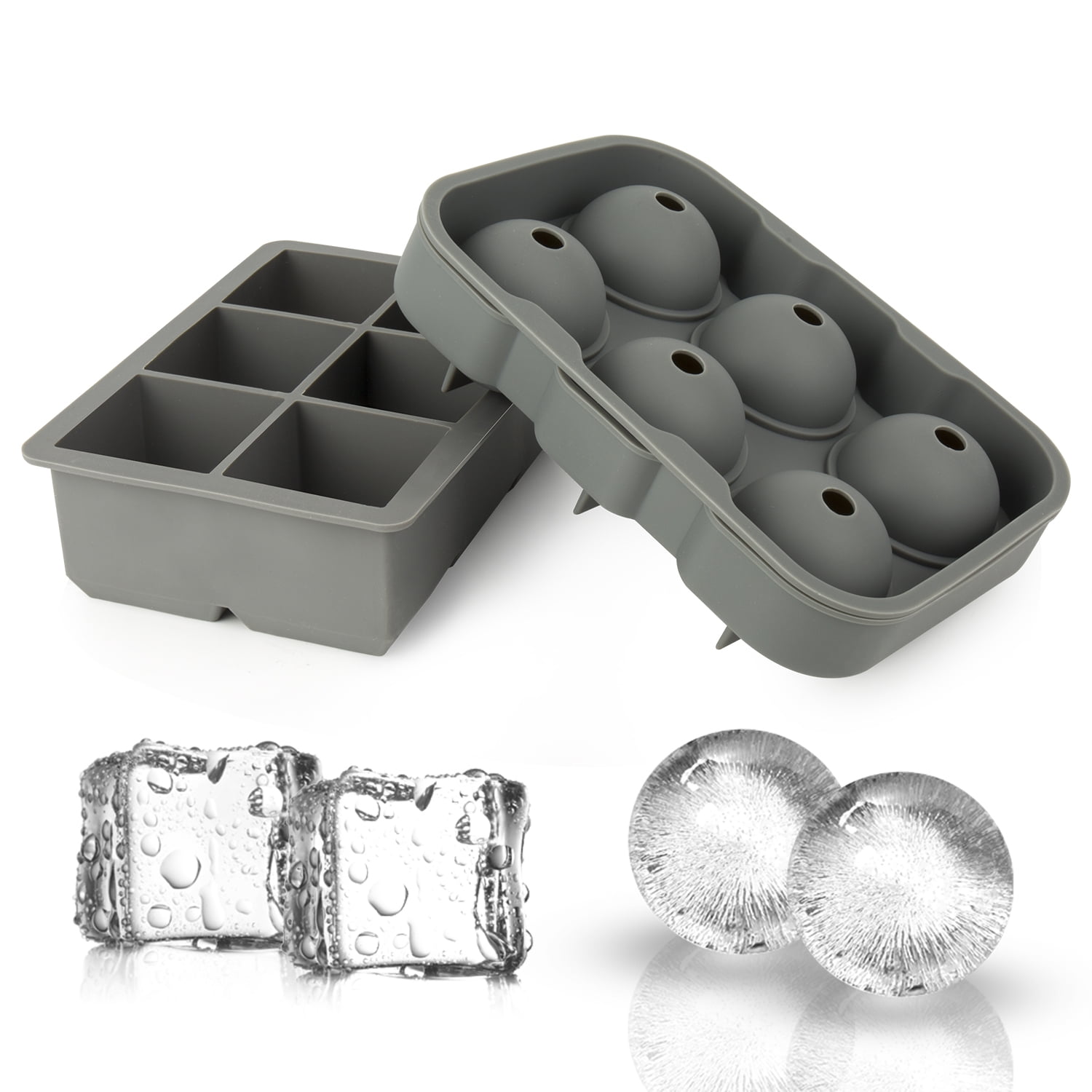 Buy Wholesale China Ticent Ice Cube Trays Silicone Sphere Whiskey