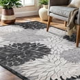 thumbnail image 6 of CAMILSON Spring Exotic Tropical Easy-Cleaning Non-Shedding Washable Outdoor Indoor Area Rug Gray 10x14, 6 of 11