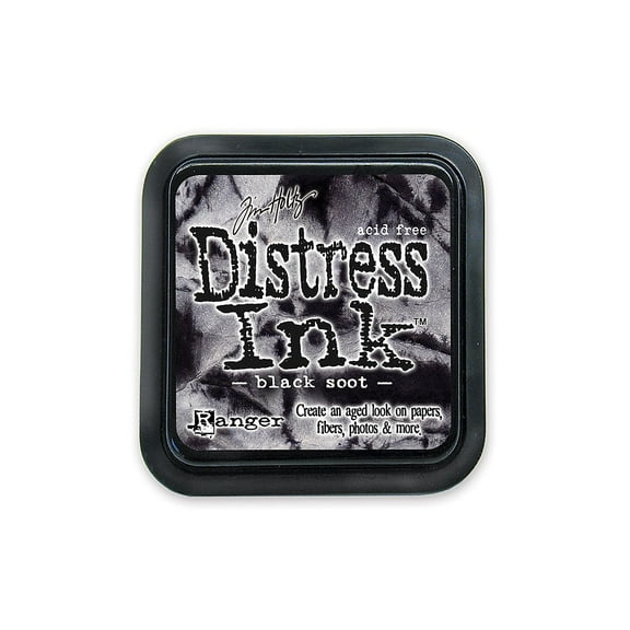 Tim Holtz Distress Ink black soot, pad (pack of 3)