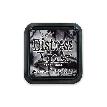UPC: 0804551971211 | Tim Holtz Distress Ink black soot  pad (pack of 3)