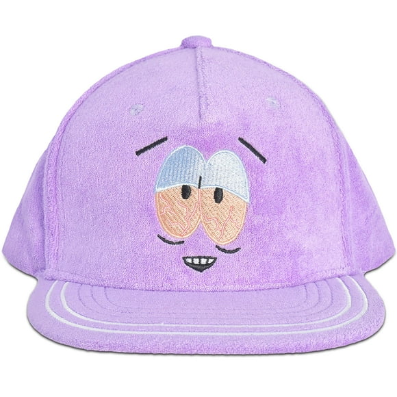 South Park Baseball Cap, Towelie Snapback Skater Baseball Hat with Flat Brim, Indigo, One Size, Indigo, One Size