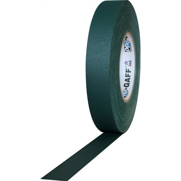 Pro Gaff Green Gaffers Tape 1" X 50 Yard Roll (Pack Of 48)
