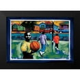 thumbnail image 2 of Unknown 24x18 Black Modern Framed Museum Art Print Titled - Pickup Basketball, 2 of 5