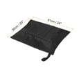 thumbnail image 2 of Unique Bargains Wet Dry Bags with Handle Zippered Pockets Black 24 x 20 Inch, 2 of 6