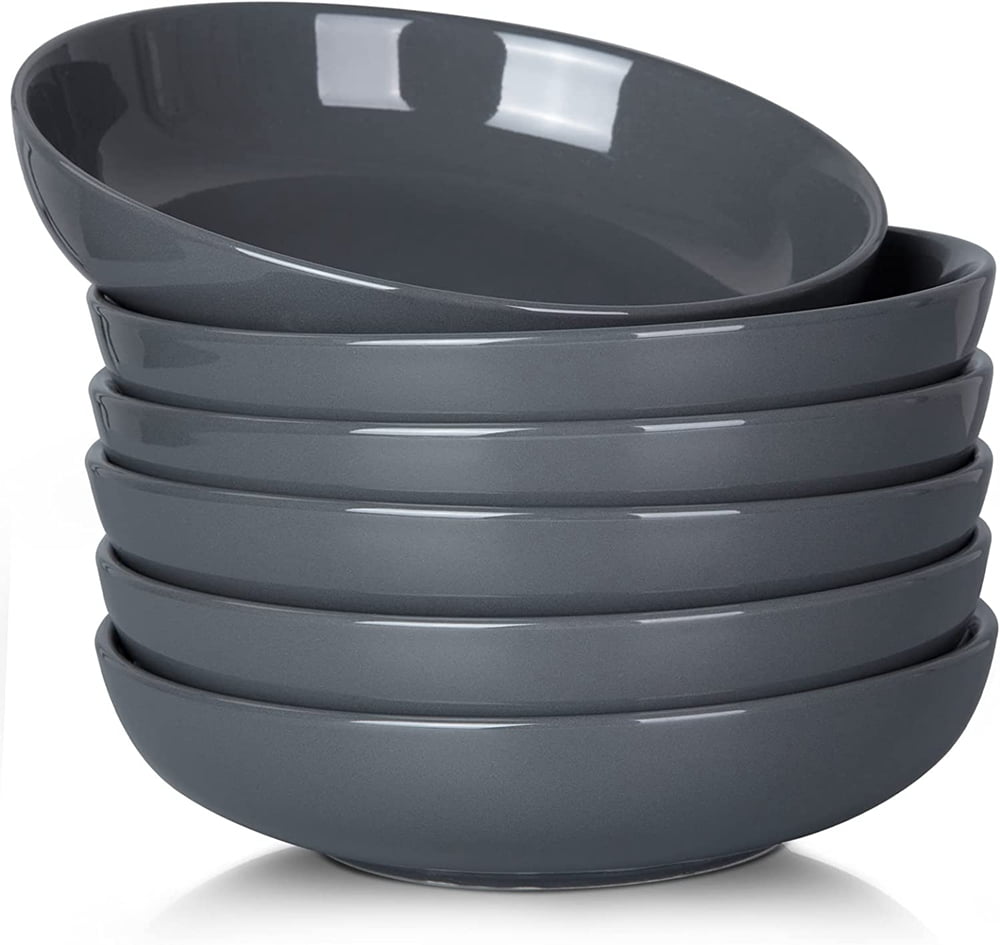 Soonbuy Pasta Bowls Set of 22 oz Large Ceramic Bowls for Kitchen