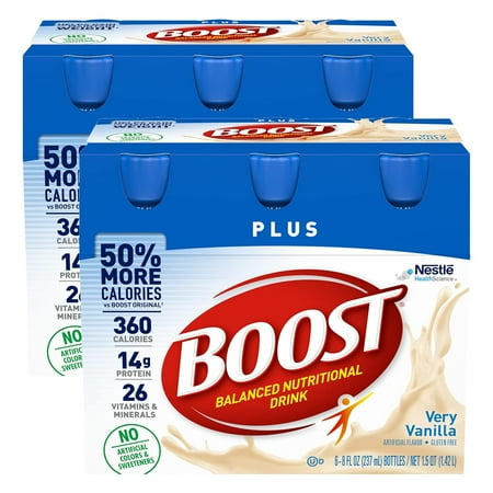Plus Complete Nutritional Drink, Very Vanilla, 8 oz (Pack of 2)