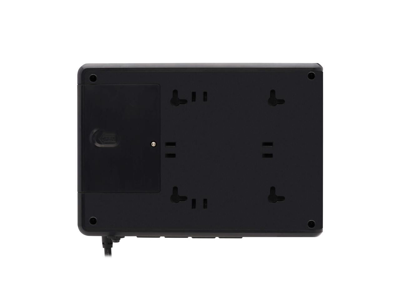 Eaton Tripp Lite Series 600VA 300W 120V Standby UPS 4 NEMA 5-15R Outlets Surge + Battery Backup 5-15P Plug Desktop BC600R
