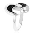 thumbnail image 2 of Vir Jewels 0.15 CTTW Sterling Silver Black Diamond Ring in Size 7 Female Adult, 2 of 6