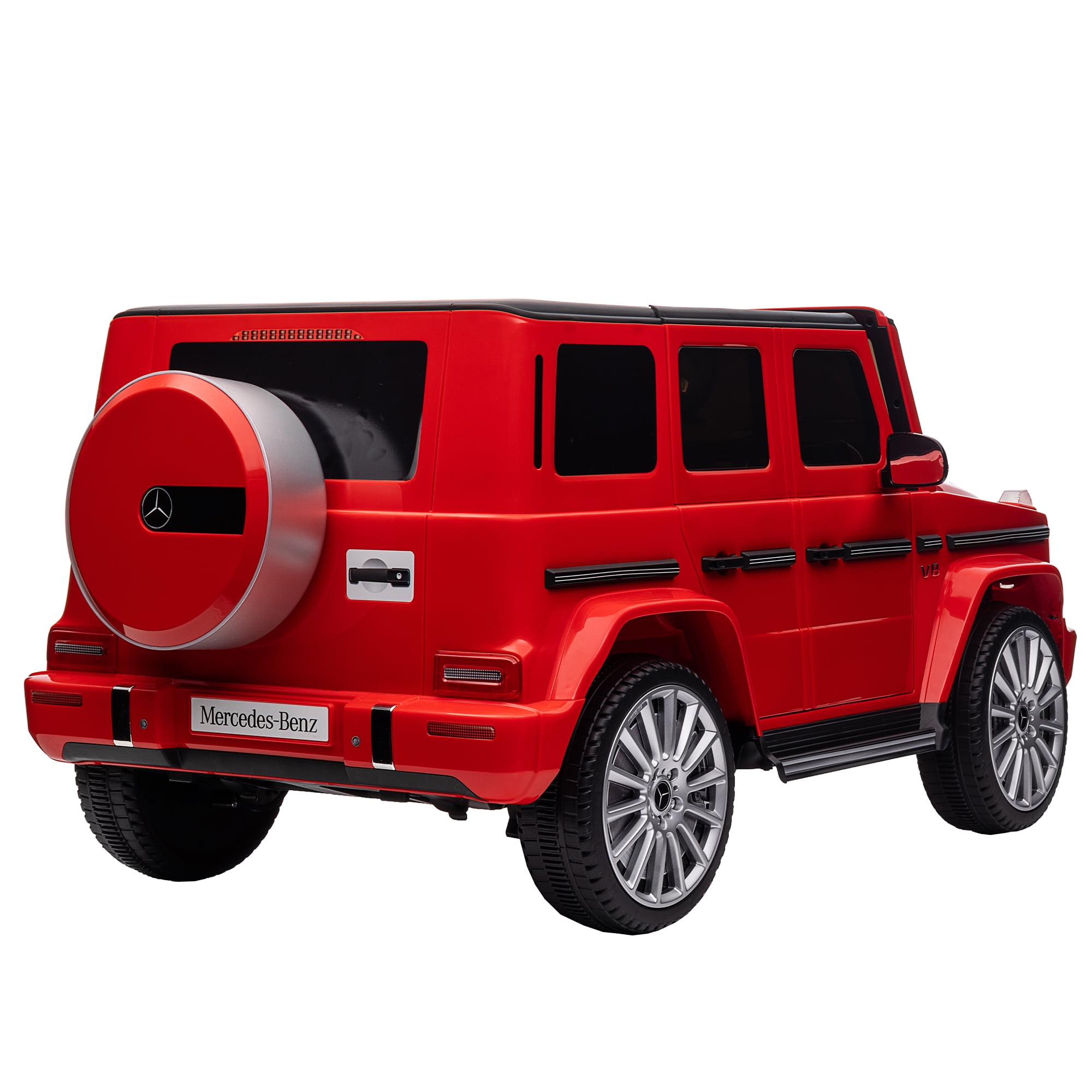 CIPACHO Kids Ride On Cars, Licensed Mercedes-Benz G500, 24V Battery Powered Toy Electric Car for Kids with 2.4GHz Remote Control, Red