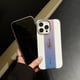 thumbnail image 2 of Funda de teléfono de cuero láser para IPhone 12, 13, 14 Pro Max, 14Plus, 14 Pro, protección de lente de cámara, marco de TPU suave, cubierta a prueba de golpes, moda Fivean unisex, 2 of 2