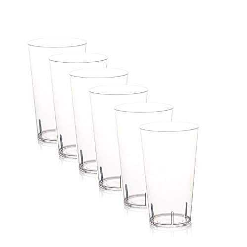 Srenta Drinking Glasses (12Ounce) Premium Plastic Cups Made From