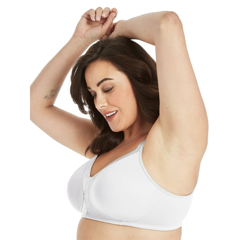 Playtex 4803 TruSupport 18-Hour Wire-Free Seamless Bra - 42D, Dot-Print  #7137 