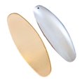 thumbnail image 4 of 2 pasadores para el pelo para mujer, accesorios decorativos ligeros y en blanco para el cabello. Oro brillante grande, 4 of 9