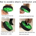 thumbnail image 4 of Roues Stabilisatrices pour Vélo, Roues Stabilisatrices Réglables pour Enfants, Stabilisateurs de Roues de Vélo, 4 of 5