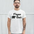 thumbnail image 3 of Tee Hunt Papa Bear T-Shirt for Dad Father's Day Protector of The Family Mens Shirt, White, 4X-Large, 3 of 5