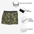 thumbnail image 3 of Honeii Green Skulls Men's Underwear Boxer Briefs Pack, ComfortSoft Boxer Brief for Men, Moisture-Wicking Breathable-X-Large, 3 of 5