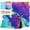 Purple/Blue, variant on Case for Lenovo Tab M10 Plus 3rd Gen 10.6" 2022 TB-125FU/TB-128FU/TB-128XU, Marble Pattern PU Leather Case with Pencil Holder & Card Slots, Multi-Angle Viewing Stand - Gold/Green